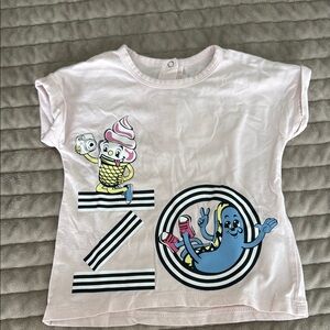 Kids Pink Graphic T-Shirt